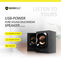 Rich Sound Multimedia Speaker USB+AC Power Ensure Sound Quality and Reduce Noise - ElectronX Plus