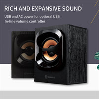 Rich Sound Multimedia Speaker USB+AC Power Ensure Sound Quality and Reduce Noise - ElectronX Plus