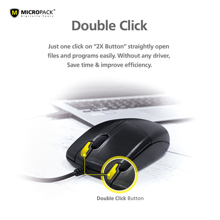 Wired Optical Mouse Computer PC Laptop Mac USB 2.0 Plug and Play - ElectronX Plus