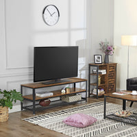 VASAGLE TV Stand 140cm Entertainment Unit with Shelves - ElectronX Plus