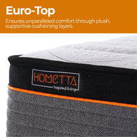 EasyDreamer Orthopaedic Euro Top Pocket Spring King Single Mattress - ElectronX Plus