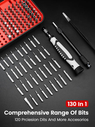 KAIWEETS S20 Screwdriver Set 130-in-1 Magnetic Precision Screwdriver Magnetic - ElectronX Plus