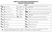 KAIWEETS S20 Screwdriver Set 130-in-1 Magnetic Precision Screwdriver Magnetic - ElectronX Plus