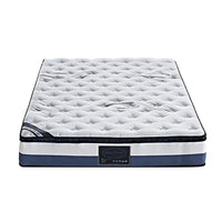 King Single Mattress Latex Pillow Top Pocket Spring Foam Medium Firm Bed - ElectronX Plus