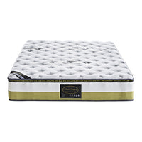 Queen Mattress Memory Pillow Top Pocket Spring Foam Medium Firm Bed - ElectronX Plus