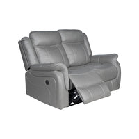 Carlton 2R Finest Fabric Recliner Sturdy Construction Metal Mechanism - ElectronX Plus