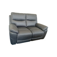 2R Finest Fabric Electric Recliner Feature Multi Positions Ultra Cushioned USB Outlets in Charcoal Colour - ElectronX Plus