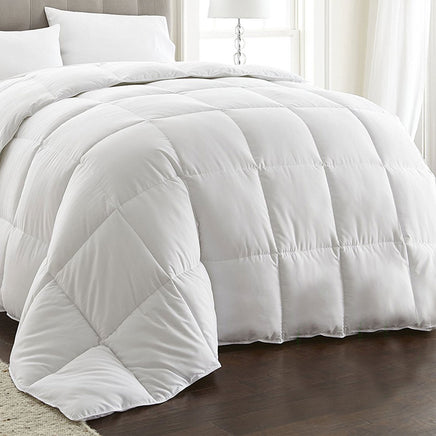 Machine Washable 80% WHITE GOOSE DOWN 20% Feather Quilt King - ElectronX Plus