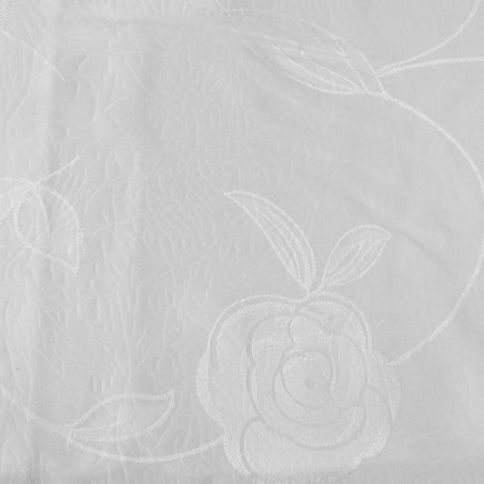 Jacquard Tablecloth Rosa White 135 x 180 cm - ElectronX Plus