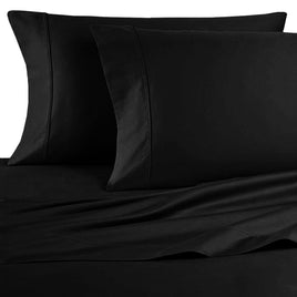 Artex 250TC 100% Cotton Sheet Set Queen Black - ElectronX Plus