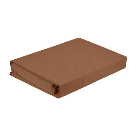 Artex Microfibre Sheet Set Single Brown - ElectronX Plus