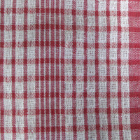 Hotel Living Checkered Set of 5 Cotton Tea Towels - ElectronX Plus