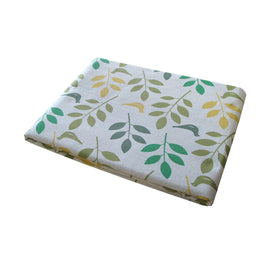 Cotton Yellow Leaves Birdie Oblong Table Cloth 150 x 230cm - ElectronX Plus