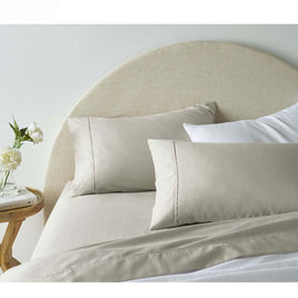 Accessorize 1900TC Cotton Rich Sheet Set Almond King - ElectronX Plus