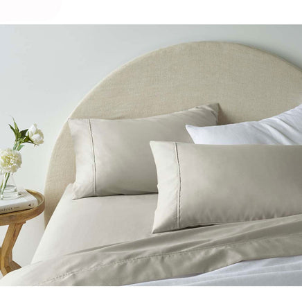 Accessorize 1900TC Cotton Rich Sheet Set Almond Queen - ElectronX Plus