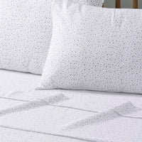 Big Sleep Spotty Printed Microfibre Sheet Set Double - ElectronX Plus