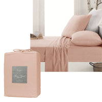 Ardor Micro Flannel Sheet Set Dusty Pink King - ElectronX Plus