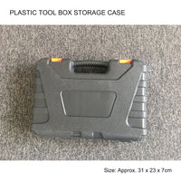 25Pcs Household Hand Tools Set Kit Box with Hard Storage Case Home Supplies - ElectronX Plus