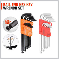 48-Piece Ratchet Wrench Set with Rolling Pouch - Metric SAE Allen Key & Hex Key Spanner Kit - ElectronX Plus