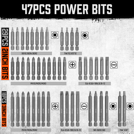 219-Piece Combination Security Bit Set Screw Driver Bit Tamper Proof Torx Box - ElectronX Plus