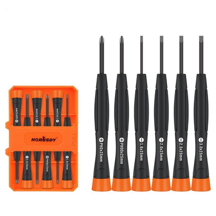 6Pc Precision Screwdriver Set Phillips Slotted Electronic PC Repair Small Driver - ElectronX Plus