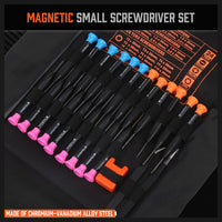 24-Piece Magnetic Precision Screwdriver Set - Small Screwdrivers for Eyeglasses, Phones, Watches Electronics Repair - ElectronX Plus