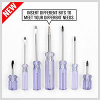 12Pc Screwdriver Set Double Sided Screw Driver Bit Stubby Repair Tool Vanadium - ElectronX Plus