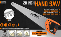 20" Hand Saw Sharp Cut Wood Plastic Cutting Heavy Duty Crosscut Saw 600mm Long - ElectronX Plus