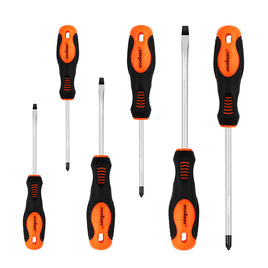 HORUSDY 6Pc Magnetic Screwdriver Set Non-slip Handle Phillips Slotted Tool New - ElectronX Plus