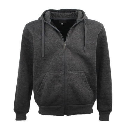 Unisex Zip Fleece Hoodie - Ultra-Warm, Lightweight, High-Quality Polyester, XS-8XL - ElectronX Plus