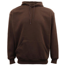 Unisex Adult Basic Plain Hoodie Pullover - Ultra-Warm Fleece with Utility Pockets - ElectronX Plus