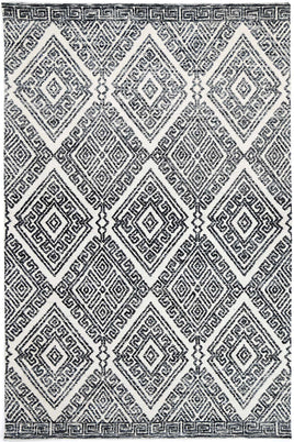 Amritsar Glenfalls Anthracite Tribal Rug 240X330 - ElectronX Plus