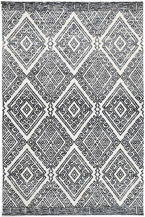 Amritsar Glenfalls Anthracite Tribal Rug 240X330 - ElectronX Plus