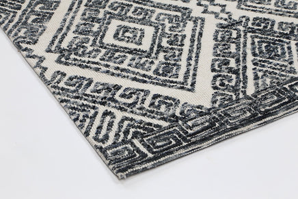 Amritsar Glenfalls Anthracite Tribal Rug 240X330 - ElectronX Plus