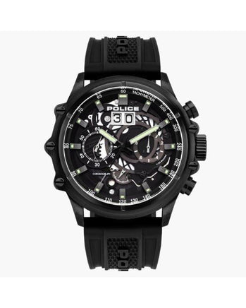 Police Men's Black  Watch - One Size - ElectronX Plus