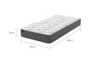 LUNALAND Easeful Eco Spay Foam Pocket Spring 20CM Single Hybrid Mattress - ElectronX Plus