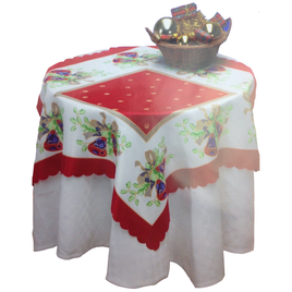 CHRISTMAS TABLE CLOTH Xmas Party 80cm x 80cm - ElectronX Plus