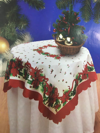 CHRISTMAS TABLE CLOTH Xmas Party 80cm x 80cm - ElectronX Plus