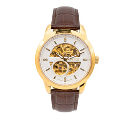 Peroz Automatic Men's Watch - Brown Leather - ElectronX Plus