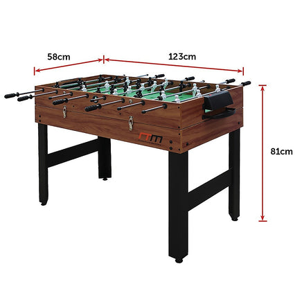 4FT 3-in-1 Games Foosball Soccer Hockey Pool Table - ElectronX Plus