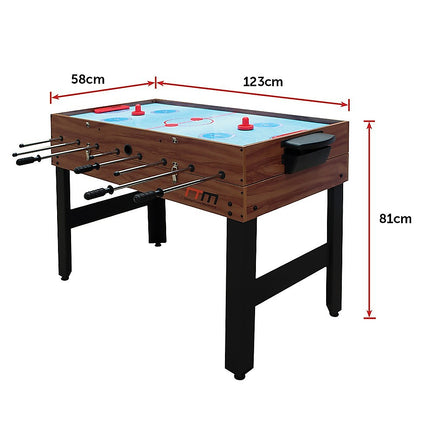 4FT 3-in-1 Games Foosball Soccer Hockey Pool Table - ElectronX Plus