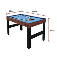 4FT 3-in-1 Games Foosball Soccer Hockey Pool Table - ElectronX Plus