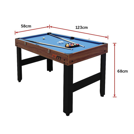 4FT 3-in-1 Games Foosball Soccer Hockey Pool Table - ElectronX Plus