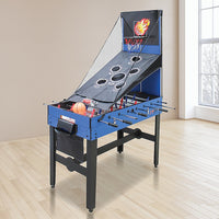 4FT 12-in-1 Combo Games Tables Foosball Soccer Basketball Hockey Pool Table Tennis - ElectronX Plus