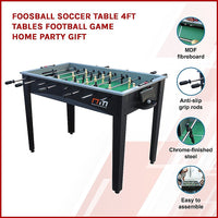 Foosball Soccer Table 4FT Tables Football Game Home Party Gift - ElectronX Plus