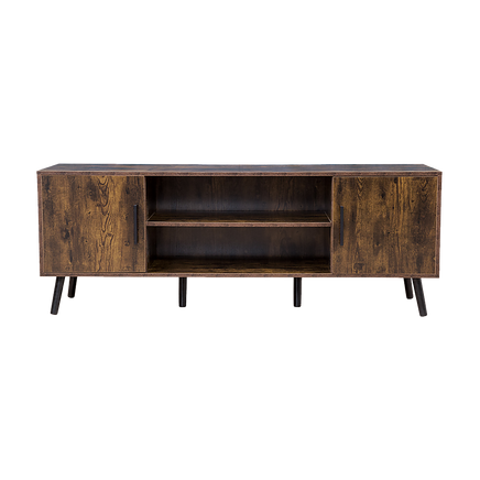 Modern TV Cabinet Entertainment Unit Stand Storage - ElectronX Plus