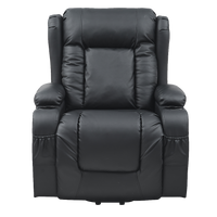 Lift Heated Leather Recliner Electric Massage Chair with USB port - ElectronX Plus