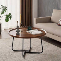 Side Table for Living Room Round Coffee Table - ElectronX Plus