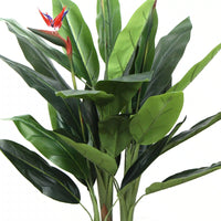 Artificial Bird Of Paradise Plant 150cm (Red Flowers) - ElectronX Plus