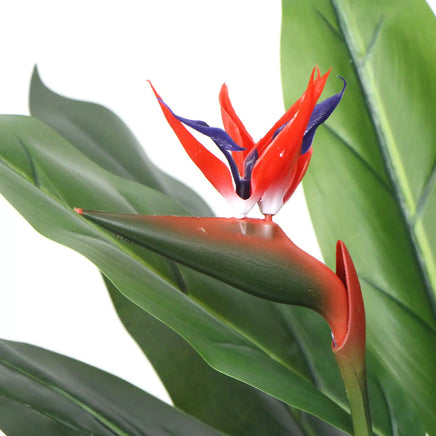 Artificial Bird Of Paradise Plant 150cm (Red Flowers) - ElectronX Plus